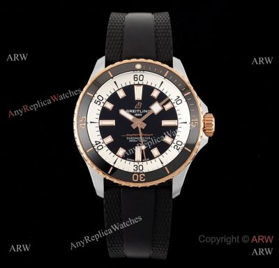 BLS Factory Swiss Copy Breitling SuperOcean Kelly Slater Rose Gold Bezel Watch